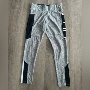 Victoria's Secret PINK Gray and Black Leggings